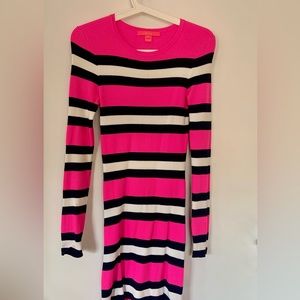 Lilly Pulitzer Pink Stripe Sweater Dress